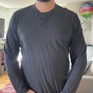 Gray Henley - Original Penguin